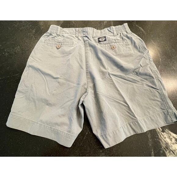 Dockers blue gray twill shorts 34   100% cotton - Picture 2 of 9